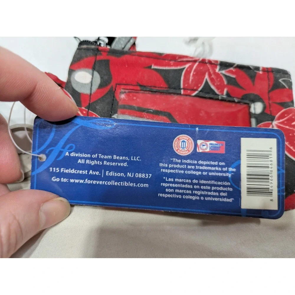 Ohio State Buckeyes ID Card Holder Wallet Football Forever Collectibles Keychain